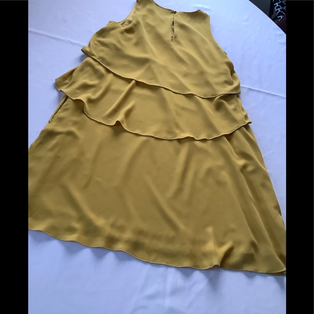 Banana Republic Sleeveless Tiered A-Line Dress